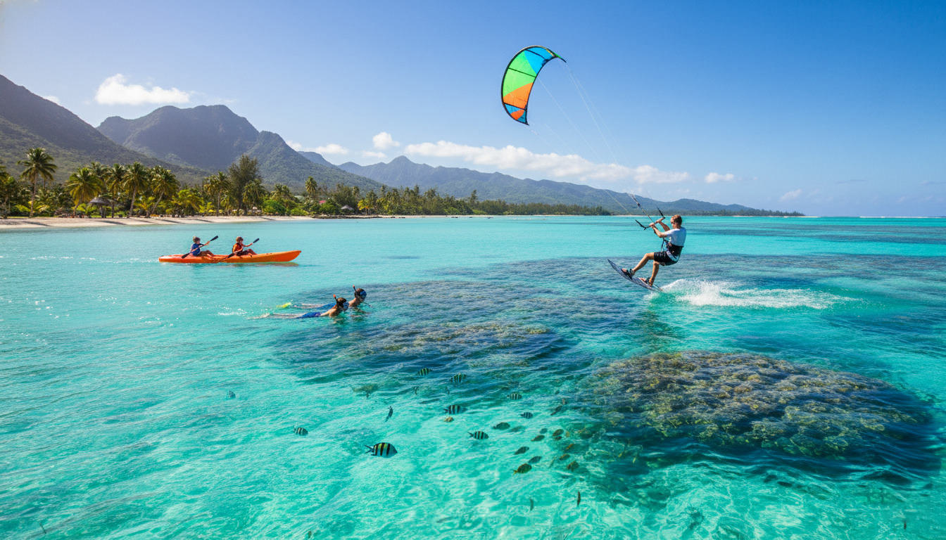 Activités nautiques et kitesurf à l'Île Maurice